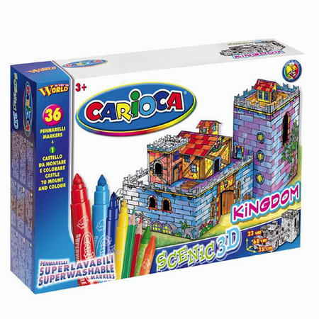 Набор для детского творчества 'Carioca Scenic Kingdom' 3D