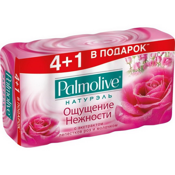 Мыло Palmolive Молоко и роза, 5 шт