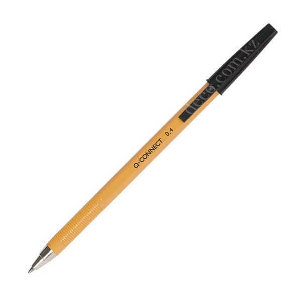 Ручка шариковая Q-connect 0,4мм, черная