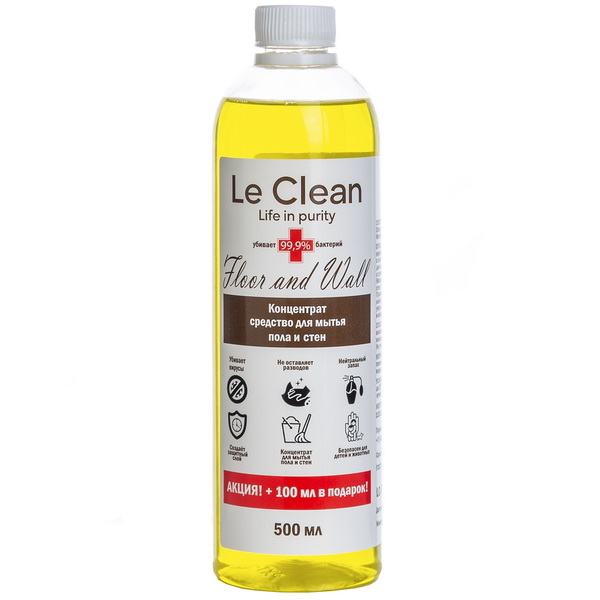 Le Clean FLOOR AND WALL 500 ml, концентрат