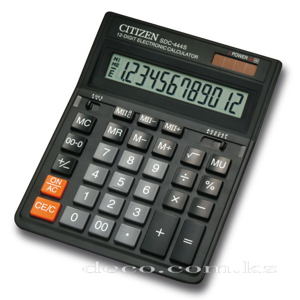 Калькулятор CITIZEN SDC-444S, 12-ти разр.