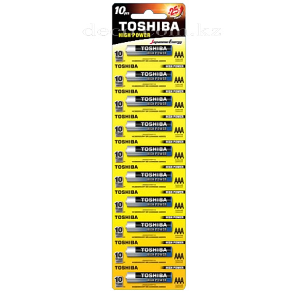 Батарейка TOSHIBA ААА, 1V, 1 шт