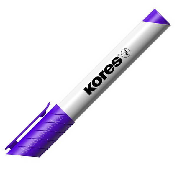Маркер для доски KORES, фиолетовый