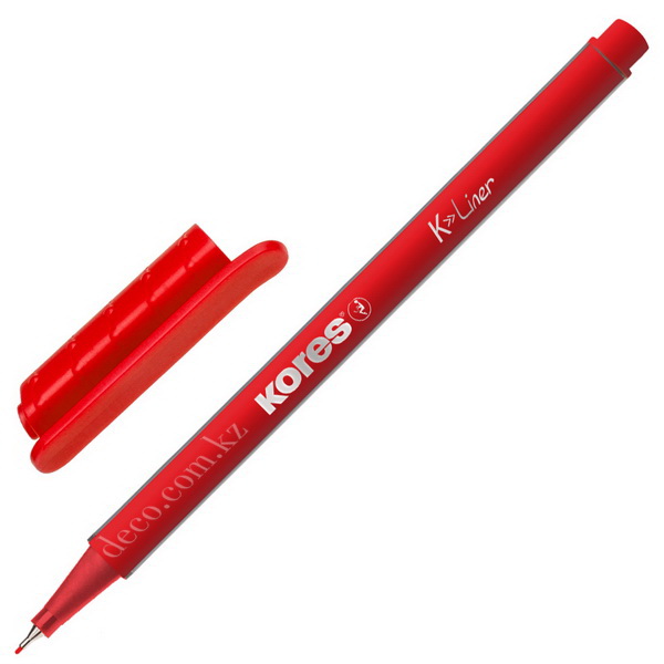 Ручка капилярная K-Liner, 0,4мм, красная