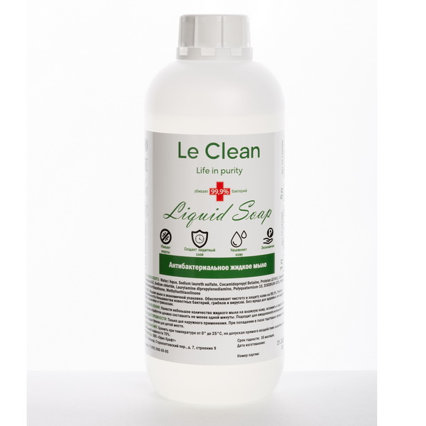 Le Clean LIQUID SOAP, 1 литр