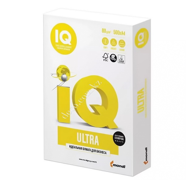 Бумага IQ Ultra, А4, 80гр, 500л, А