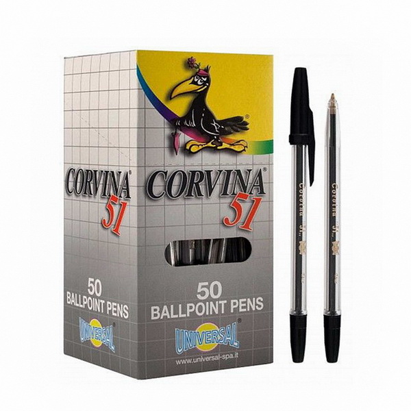 Ручка шариковая 'Corvina 51', черная